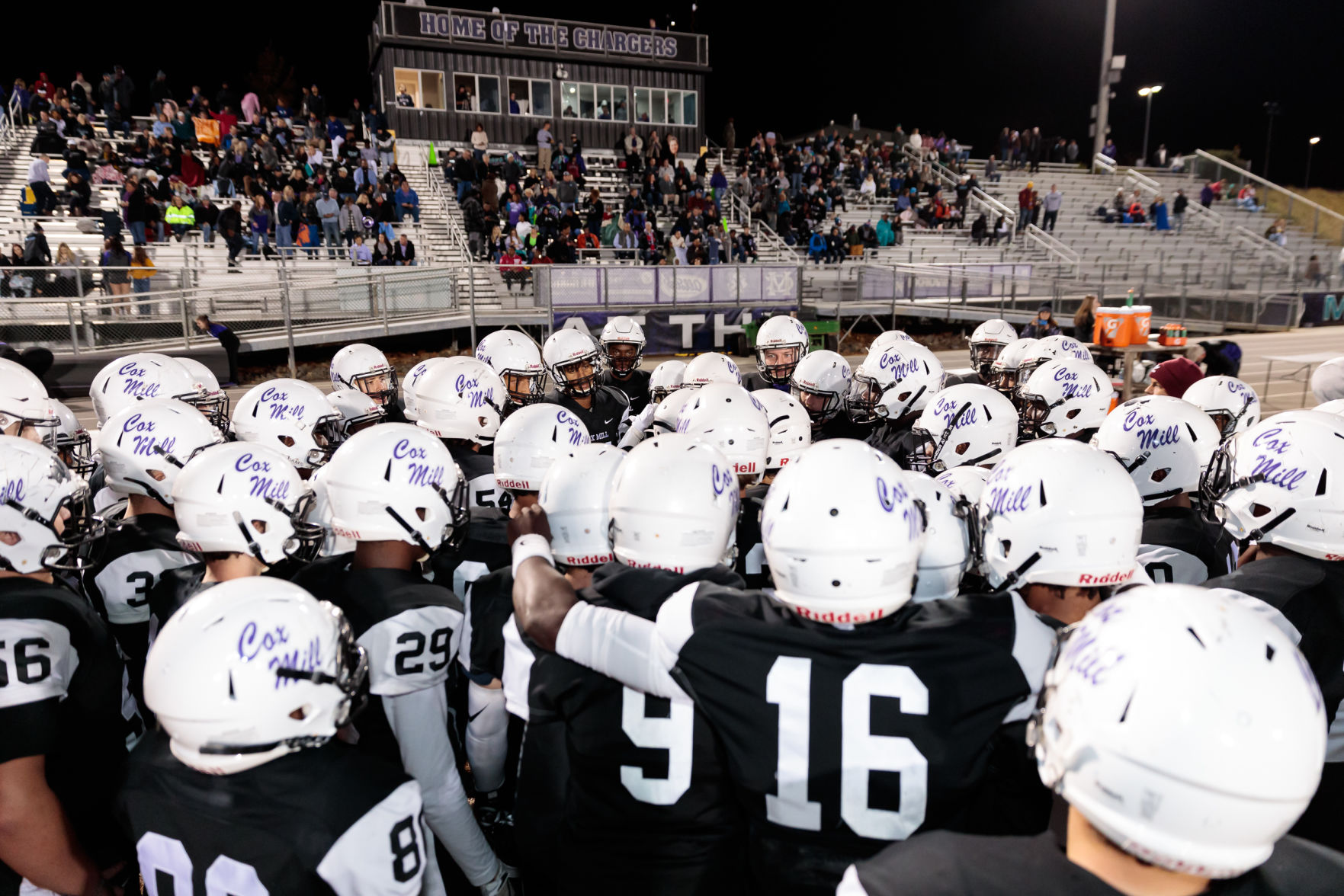 Cox Mill defeats Central Cabarrus 31-6 on Senior Night.